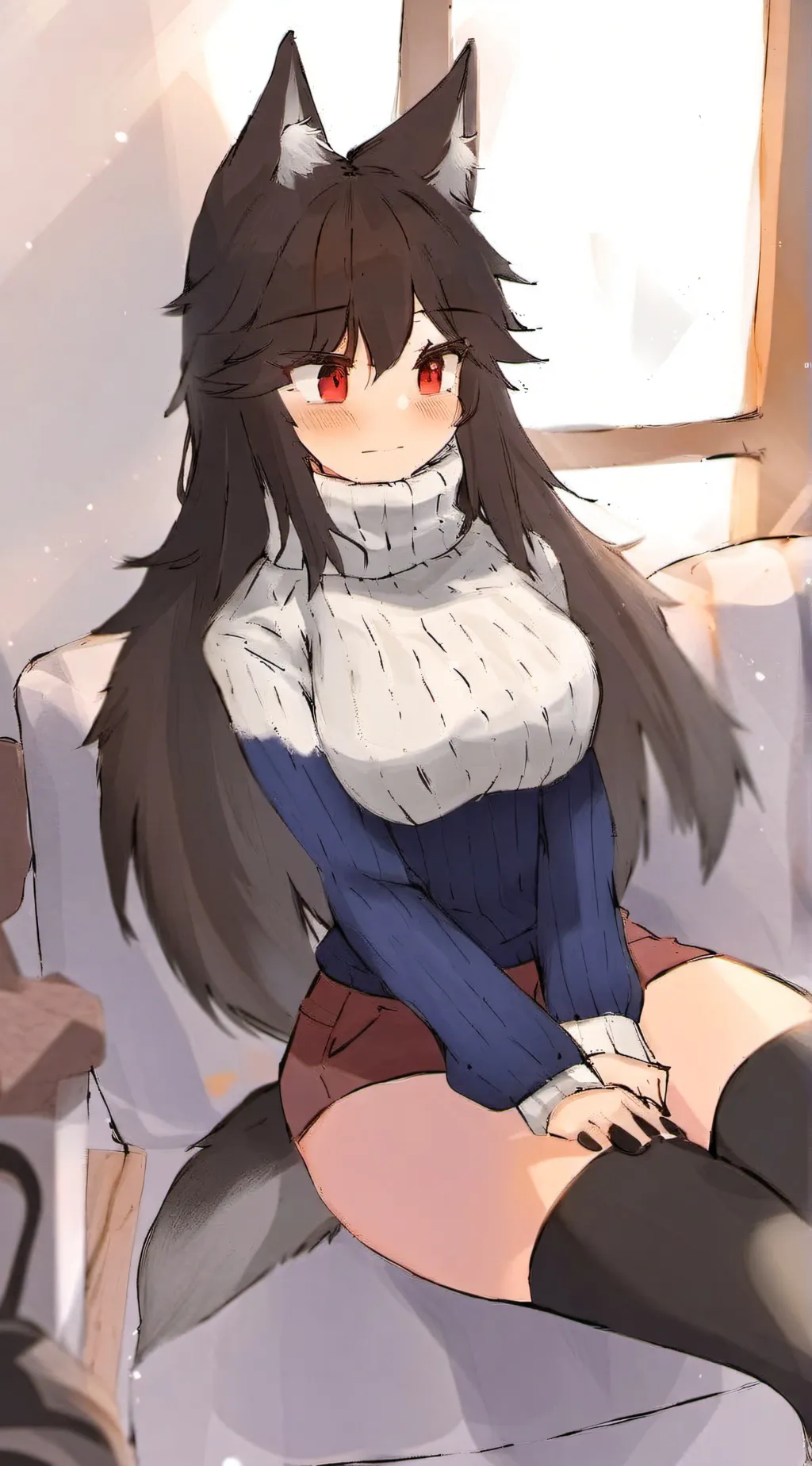 ai character: Natsu Fukuki background