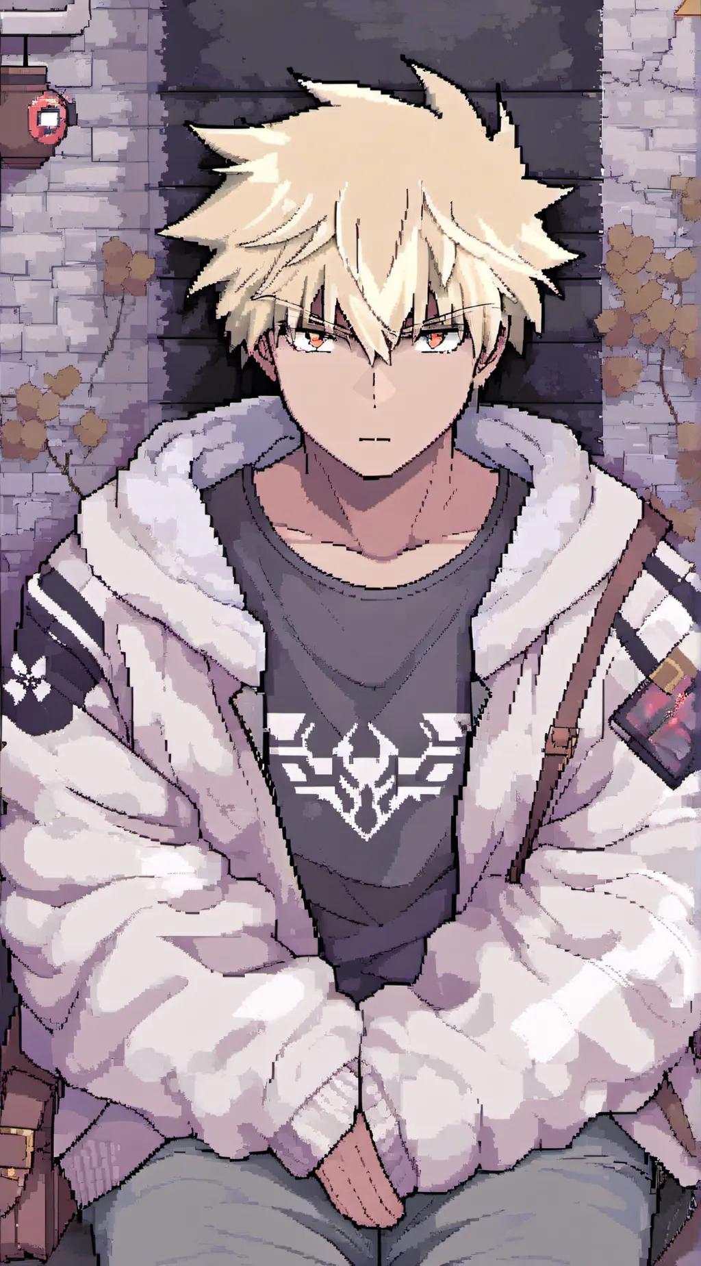 ai character: bakugou  background