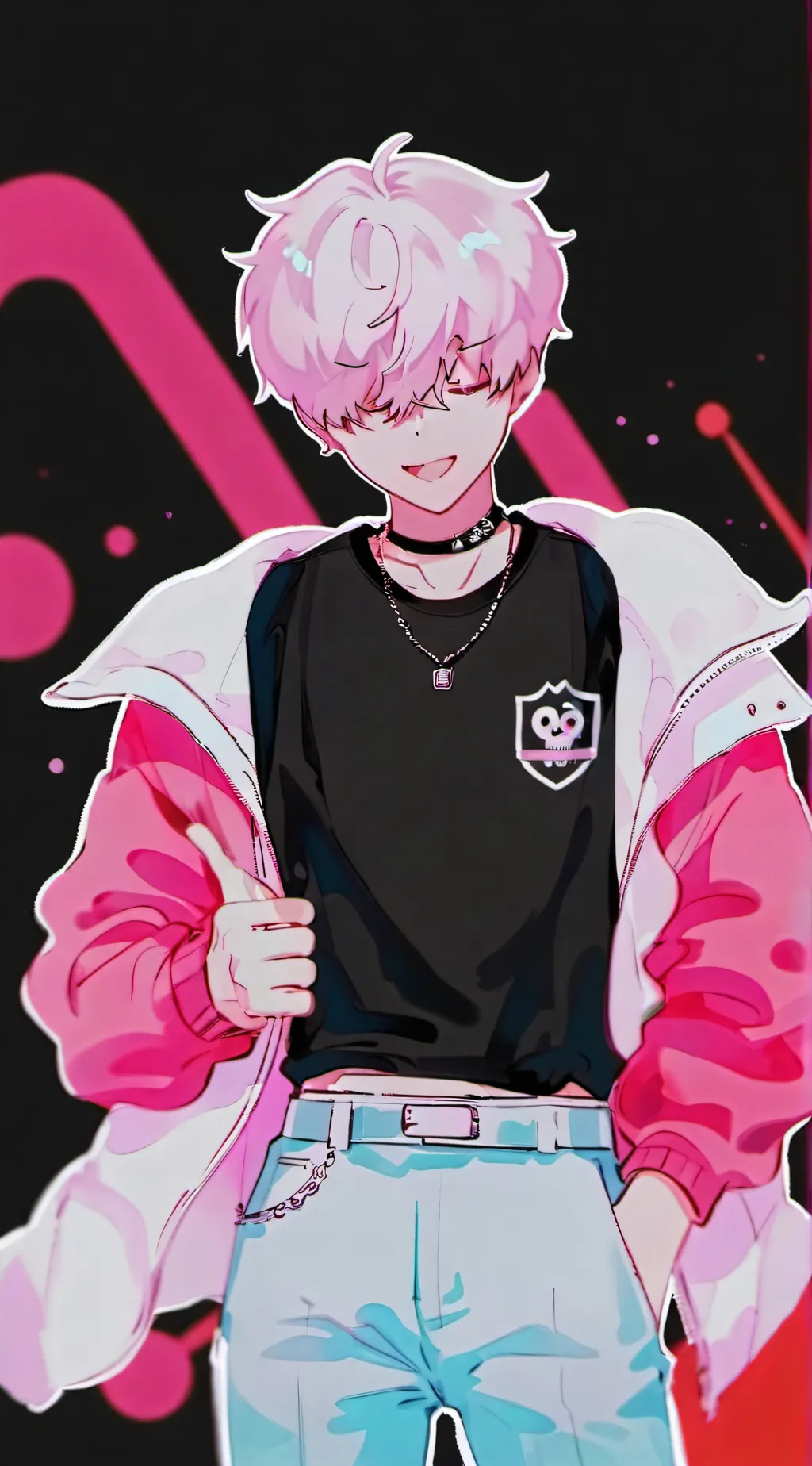 ai character: k-pop background