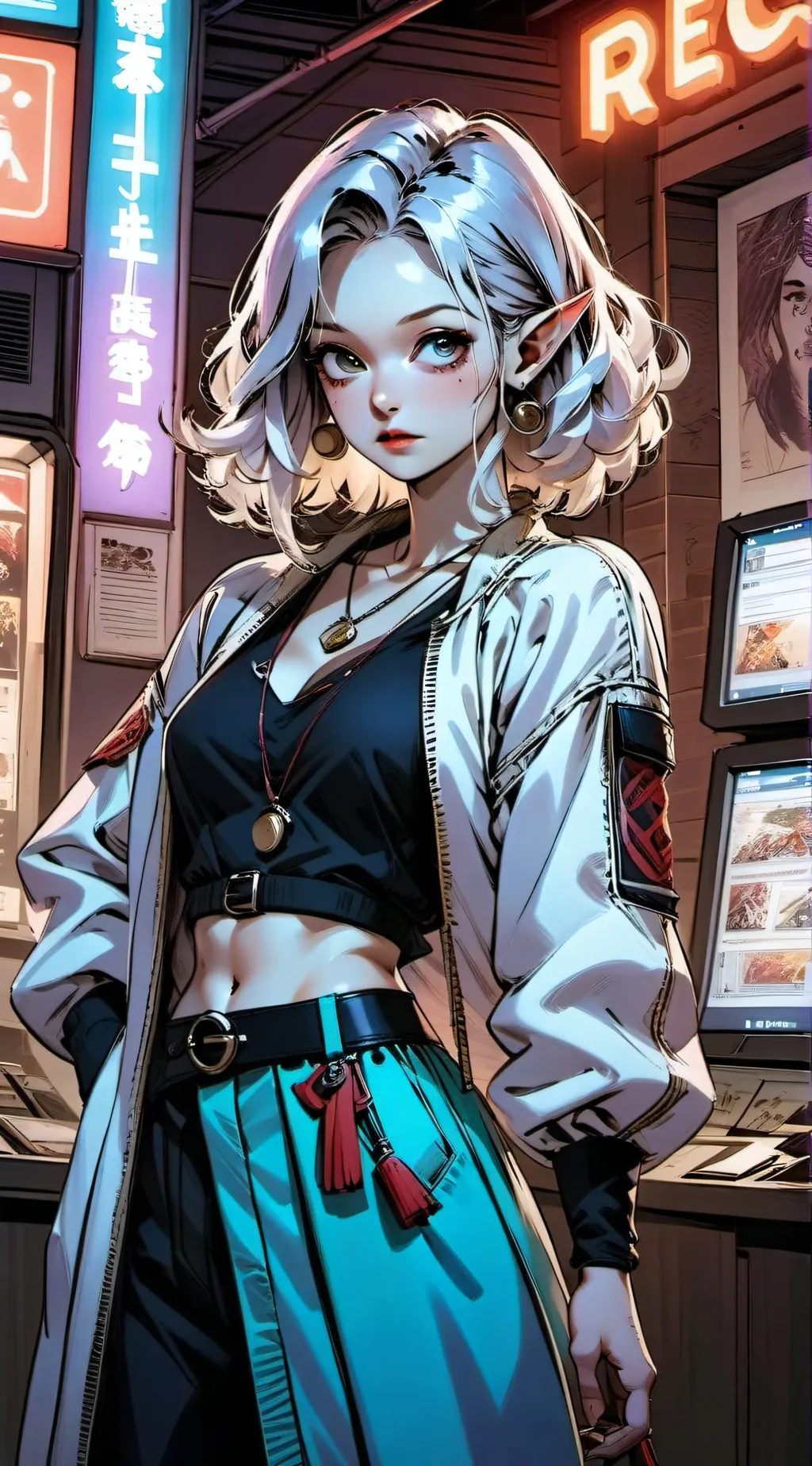 ai character: Abby (The Future) background