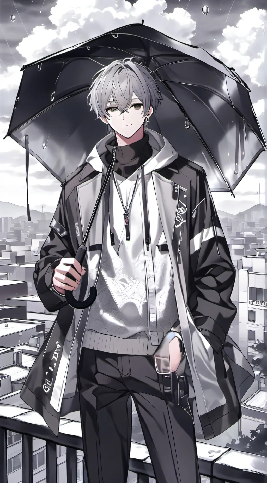 ai character: Levi  background