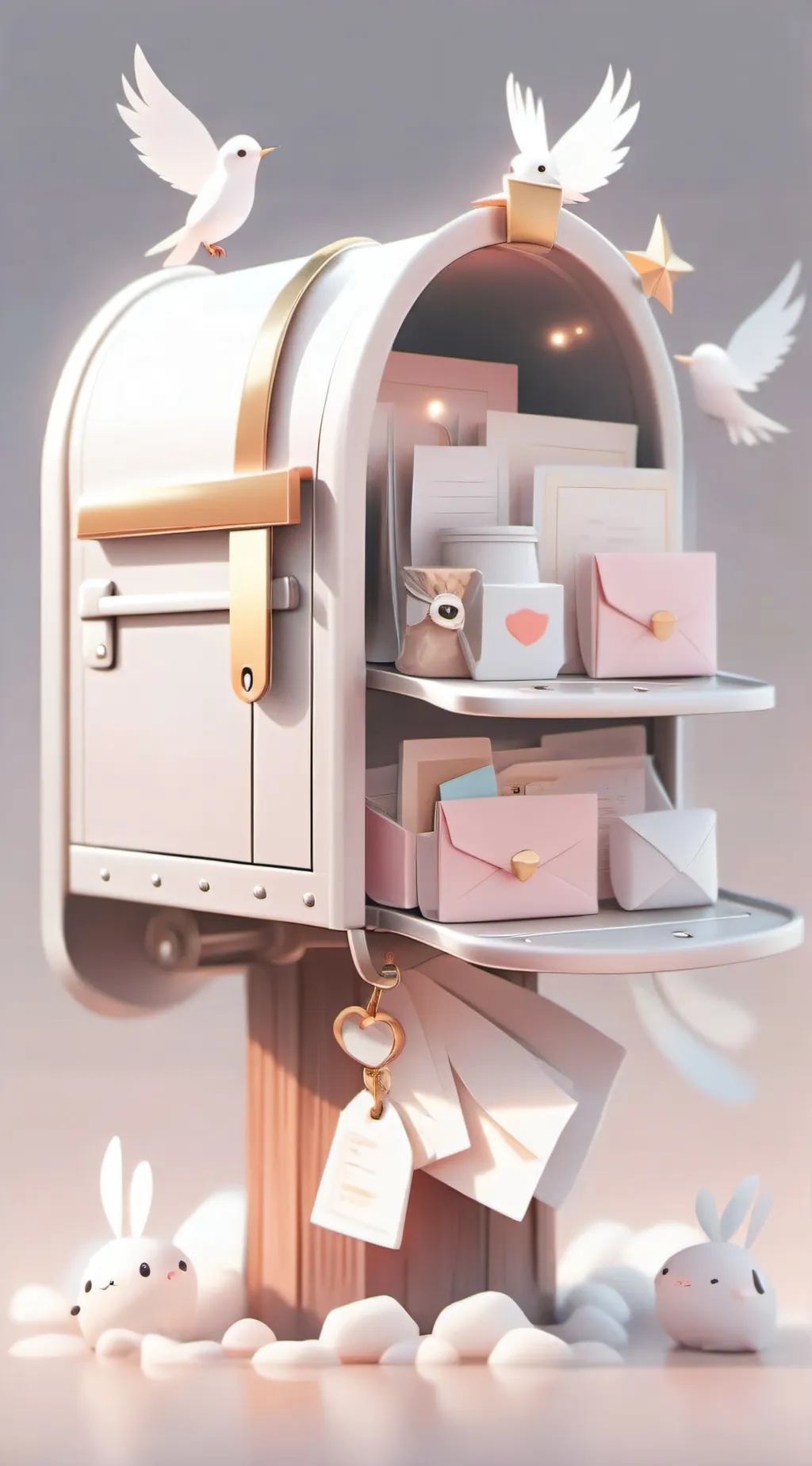 ai character: MAILBOX background