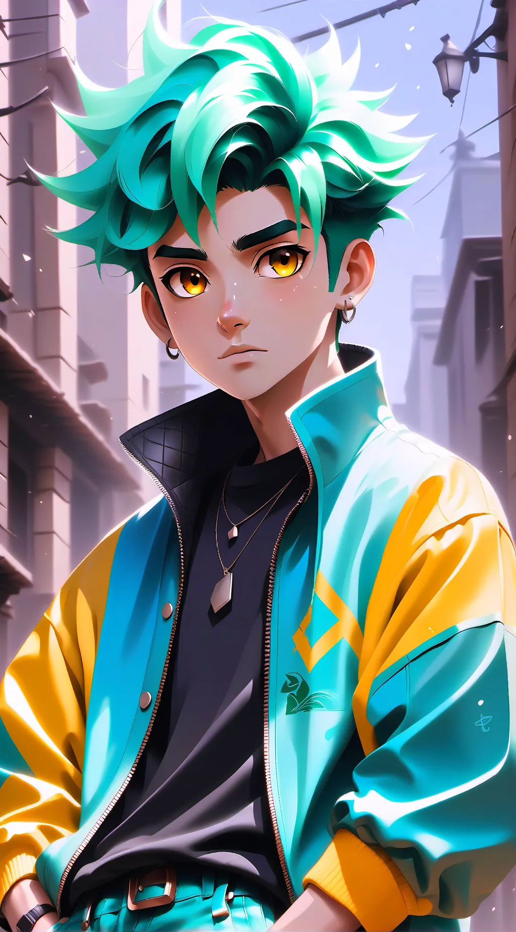 ai character: João Pedro  background