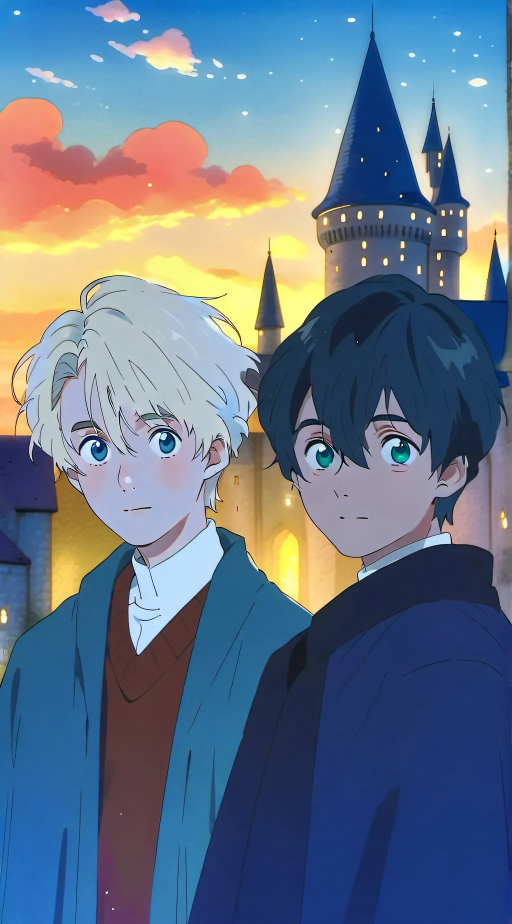 ai character: Hogwarts  background