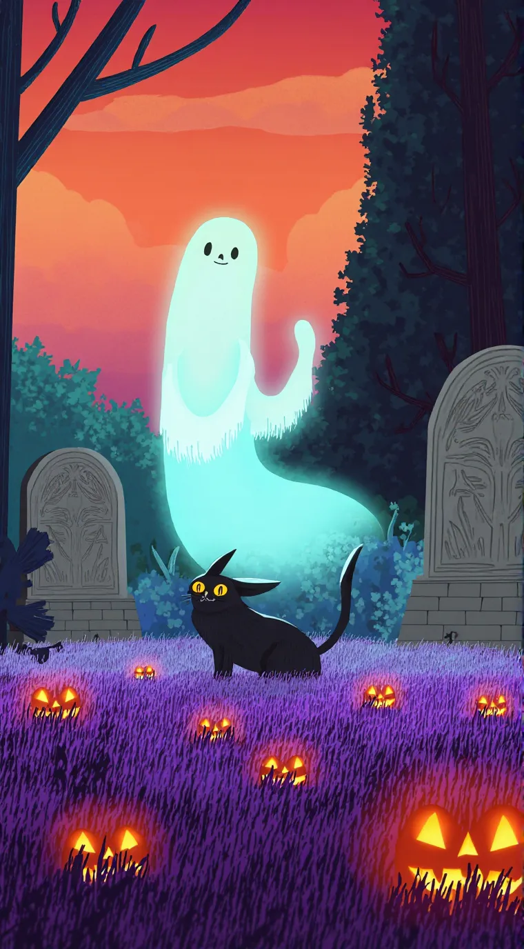 ai character: MHA Halloweenparty background