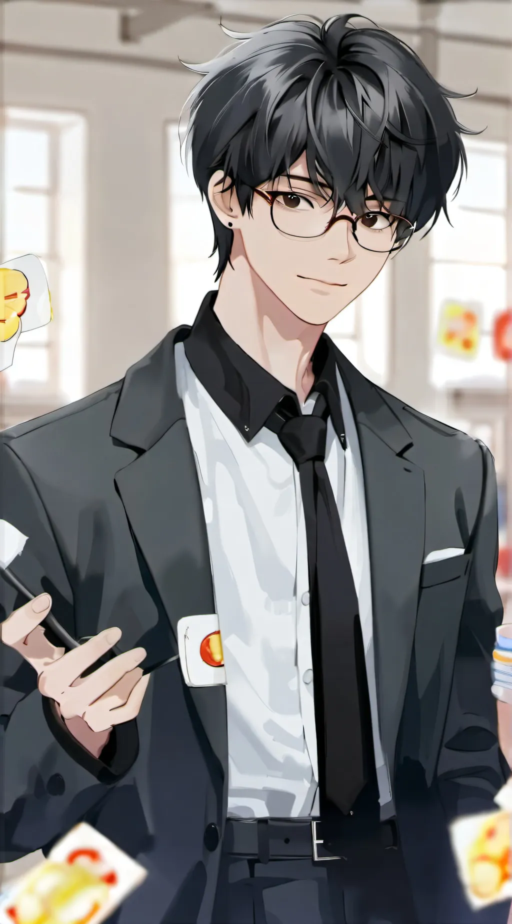 ai character: Jeffrey  background