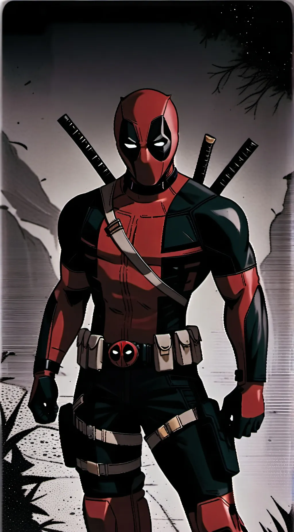 ai character: Deadpool  background