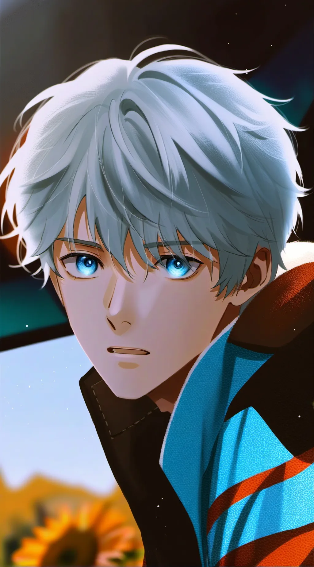 ai character: Gojo saturo background