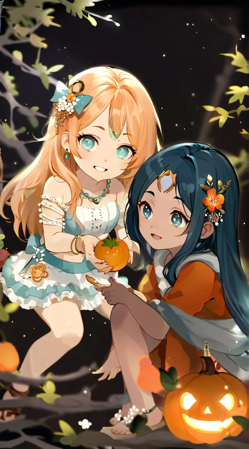 ai character: Avery and Mia background