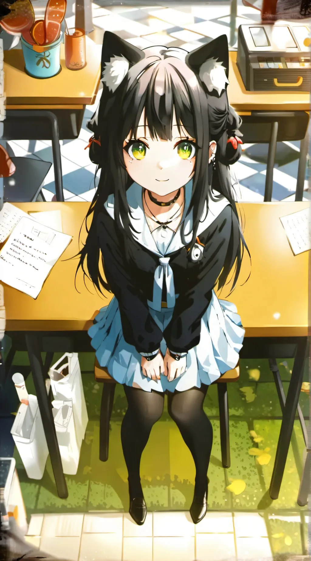 ai character: Little Sister background