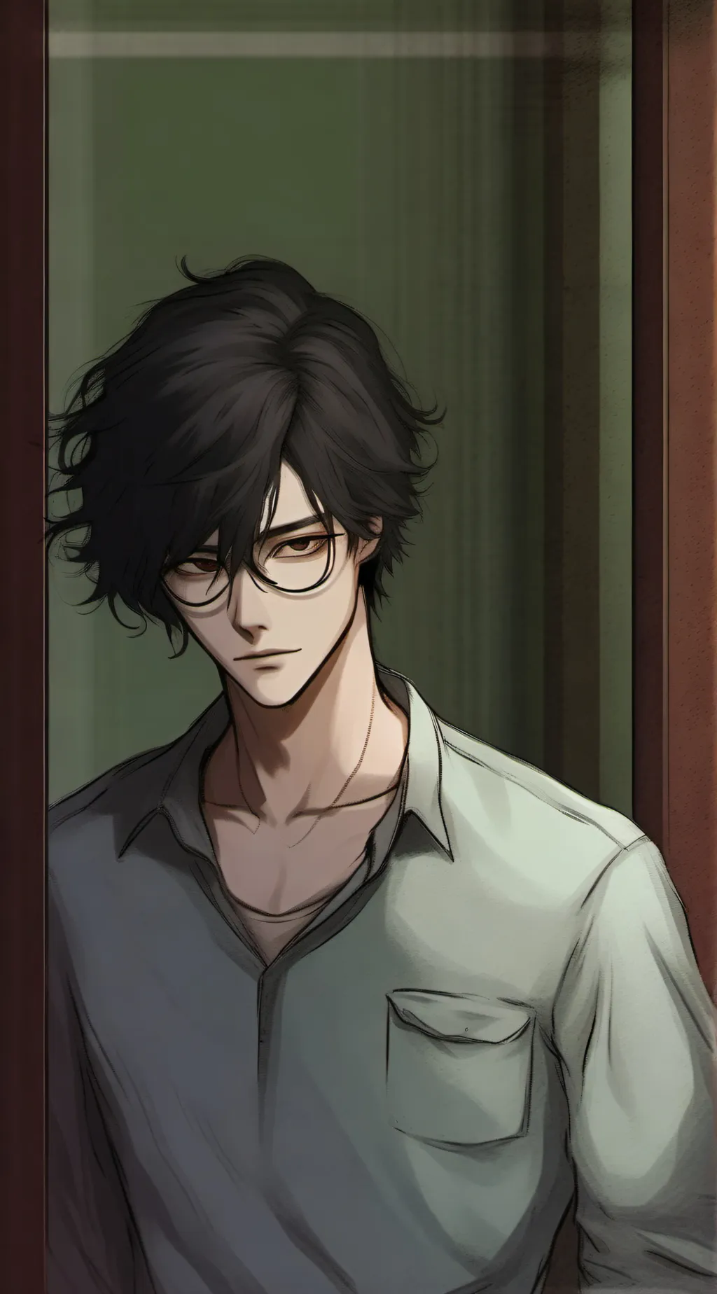 ai character: Sebastian  background