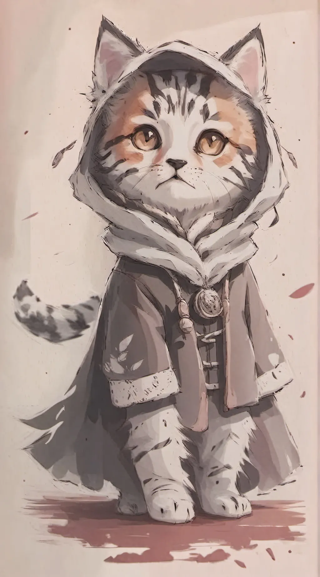 ai character: cat background