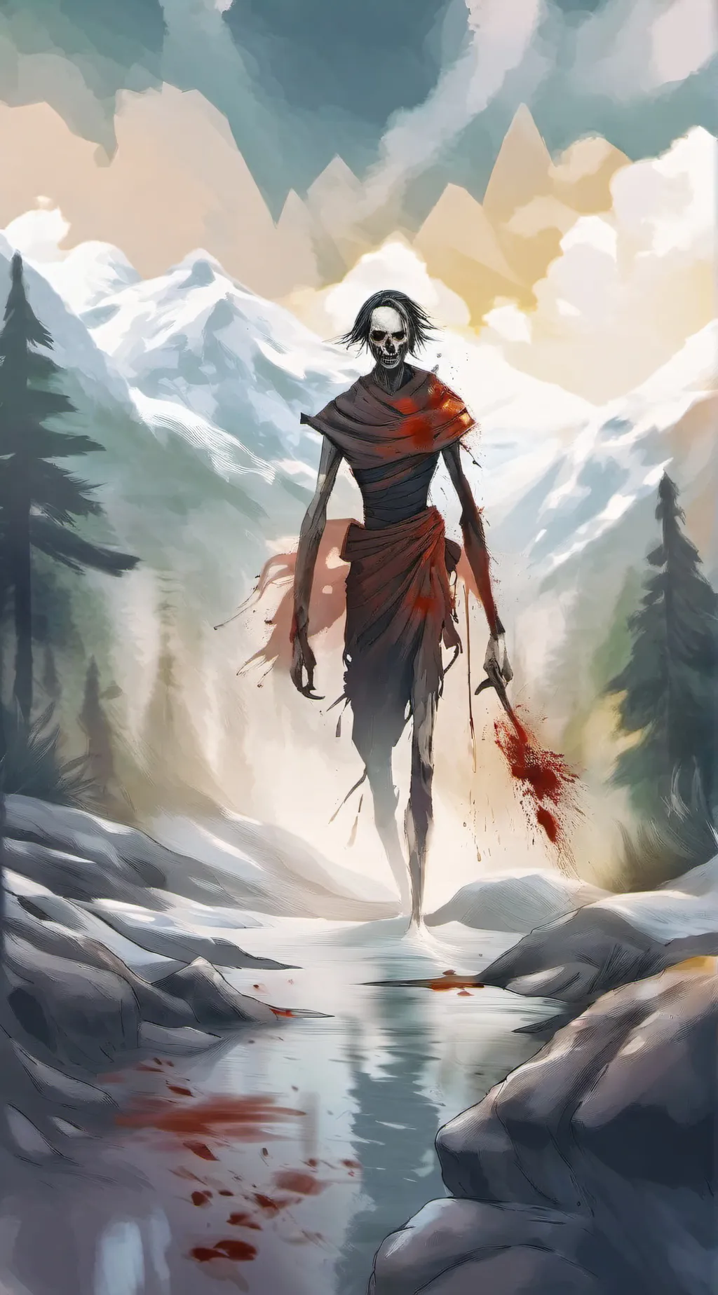 ai character: Blood Ceremental background