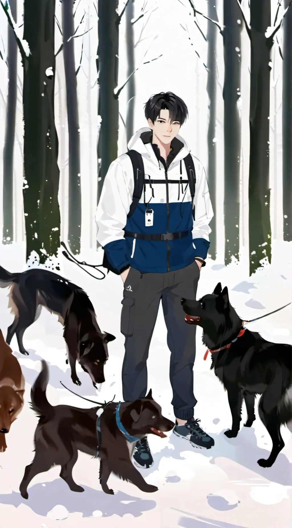 ai character: Derek  background