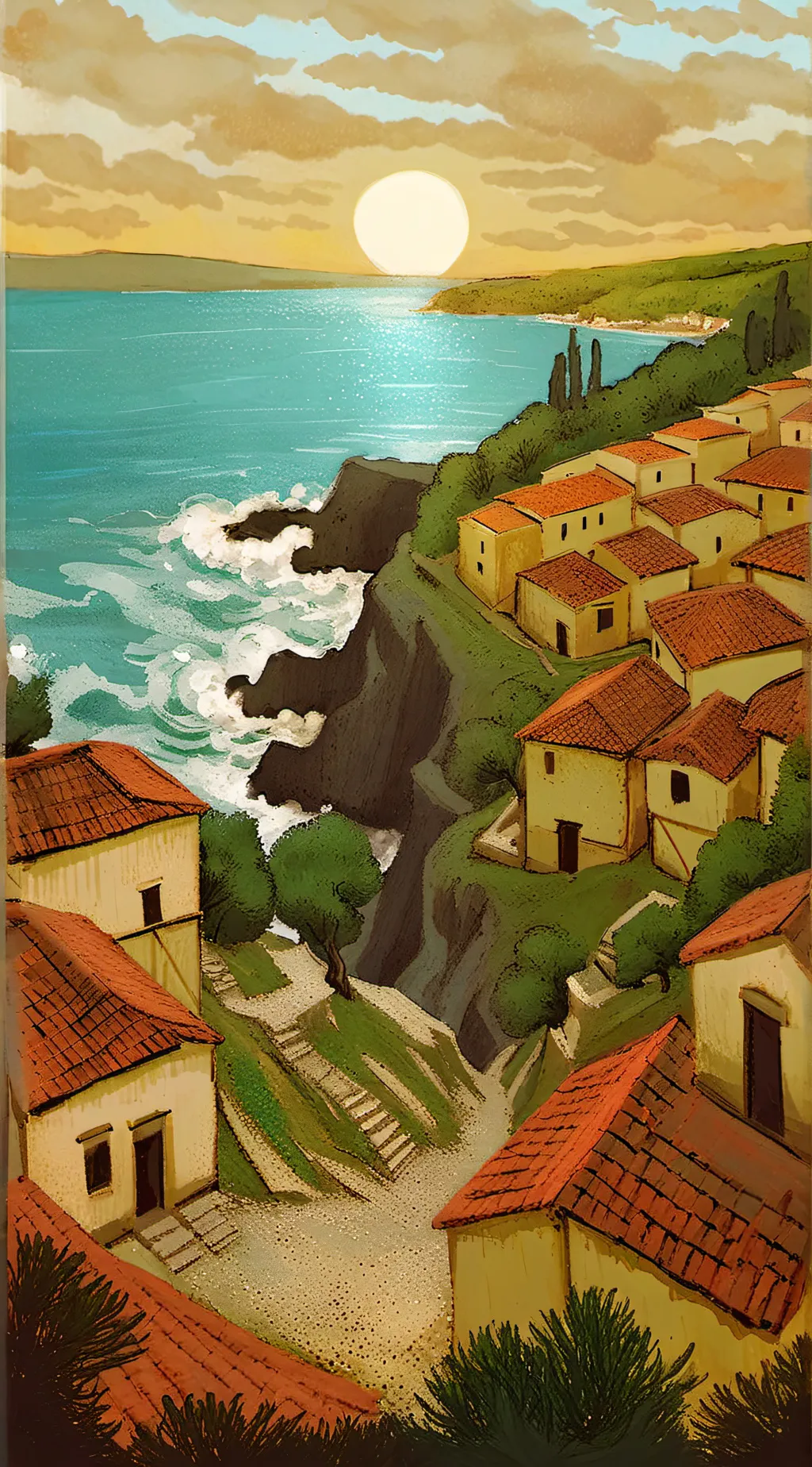 ai character: Herculaneum  background