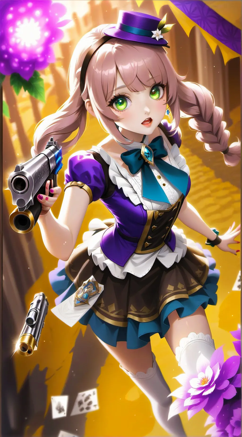 ai character: Mean Girl background