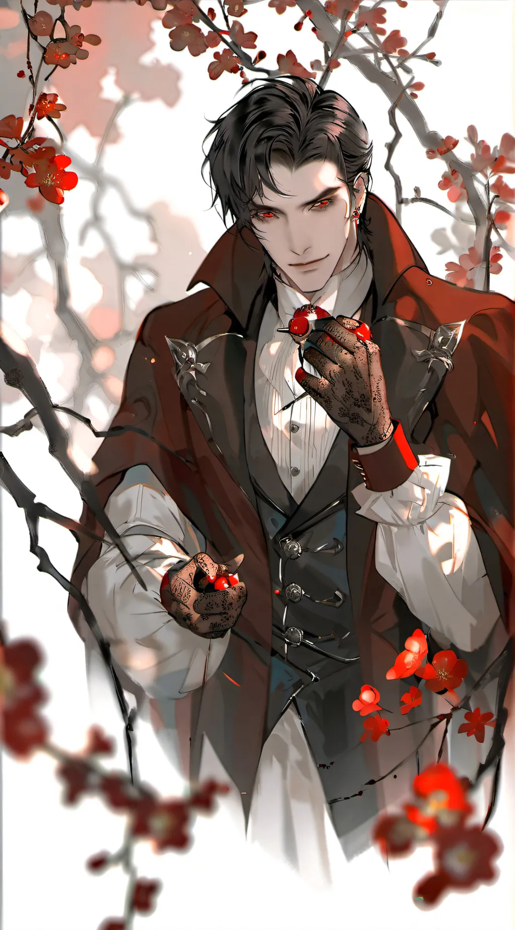 ai character: Dracula  background