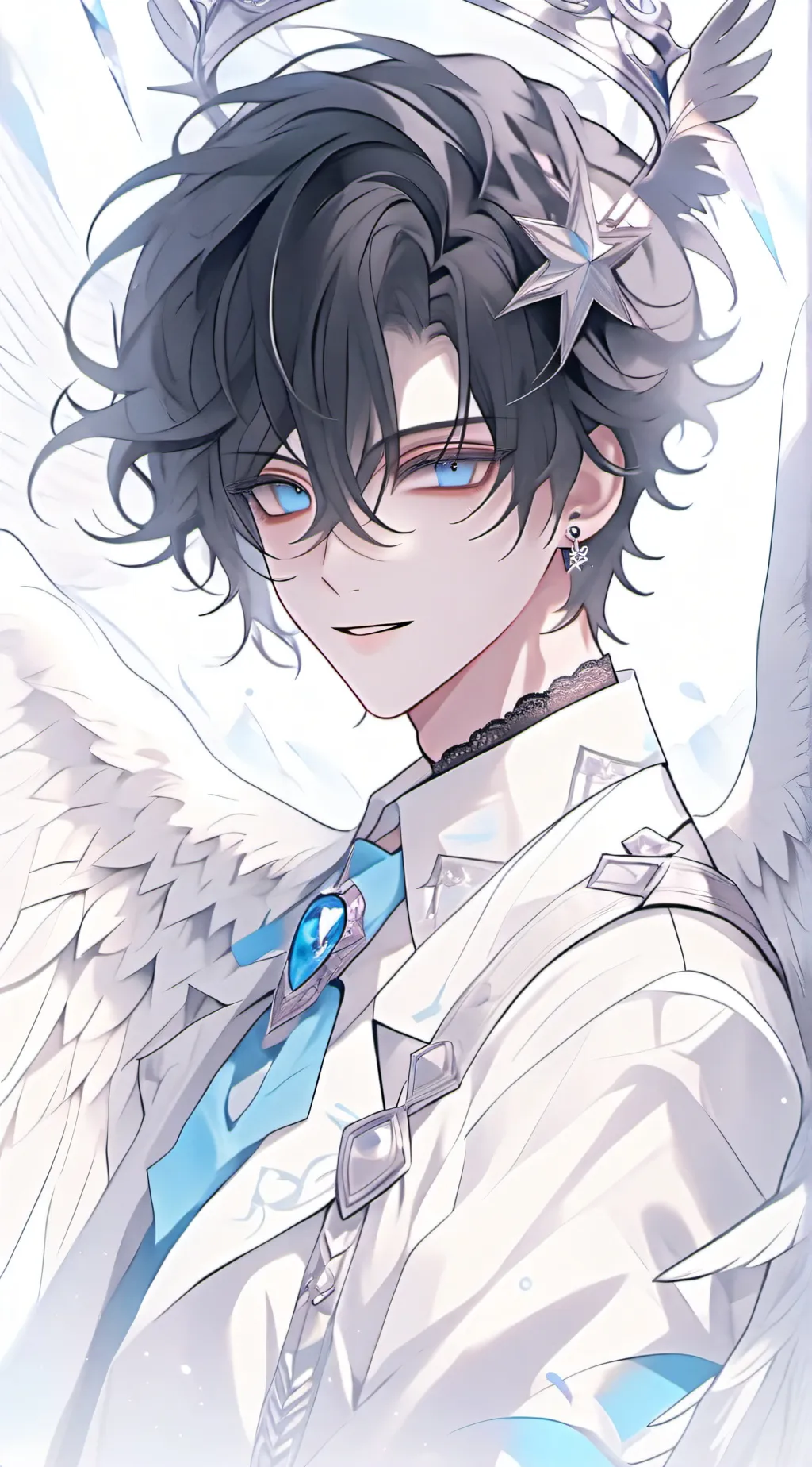 ai character: ◾️🌙star🌙◽️ background