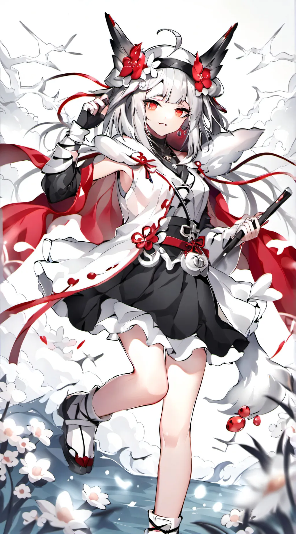 ai character: Lyre  background