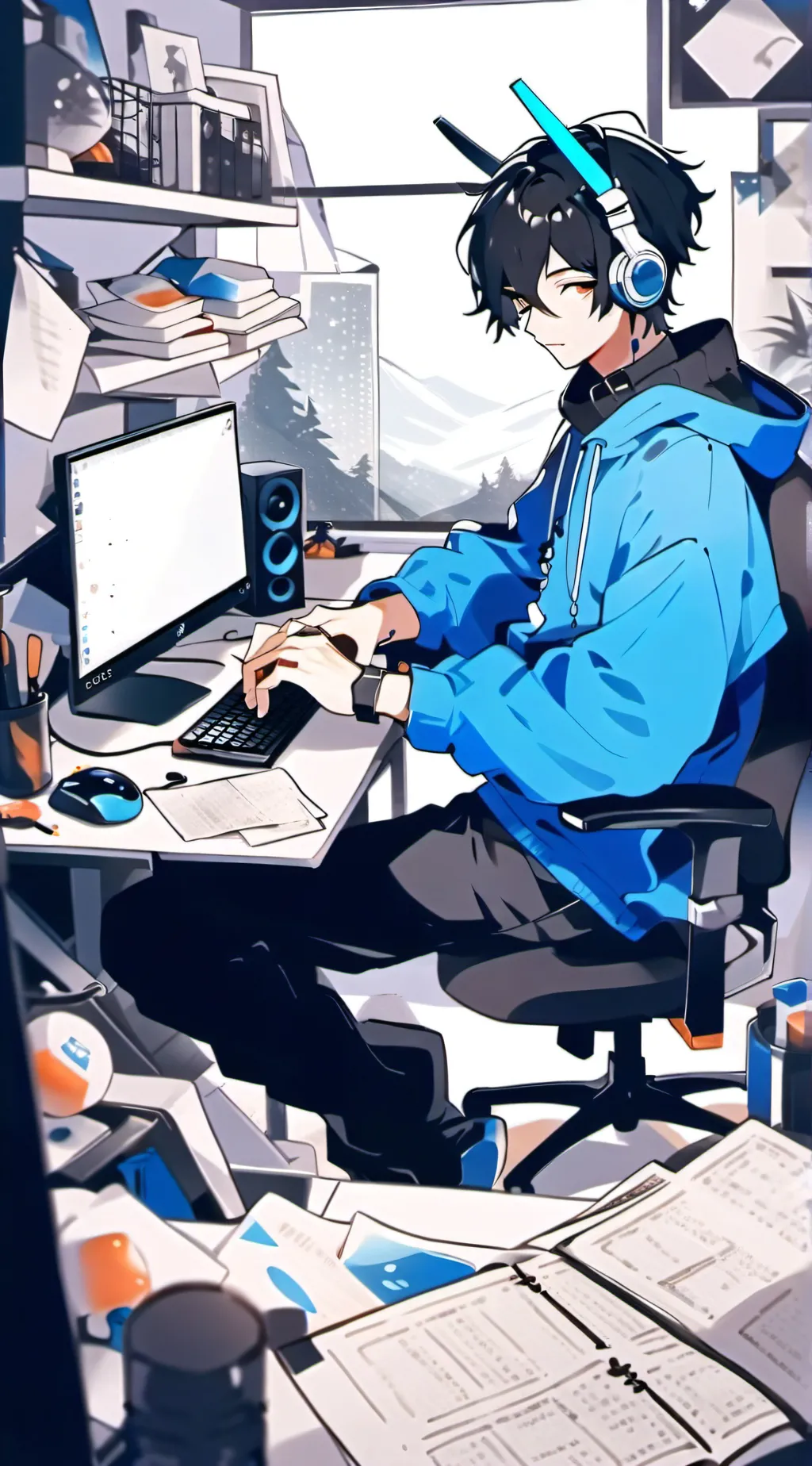 ai character: Mike background