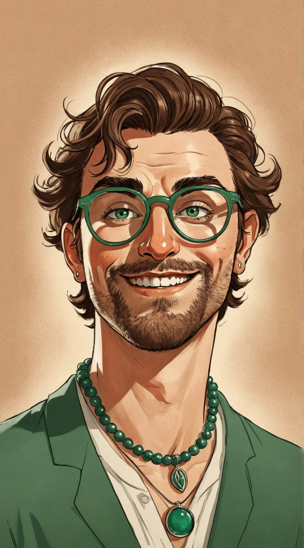 ai character: Evan background