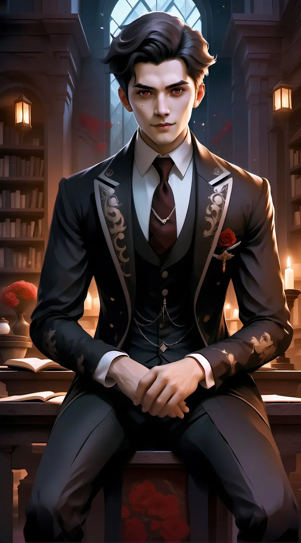 ai character: ~Benjamín~ᰔლ background