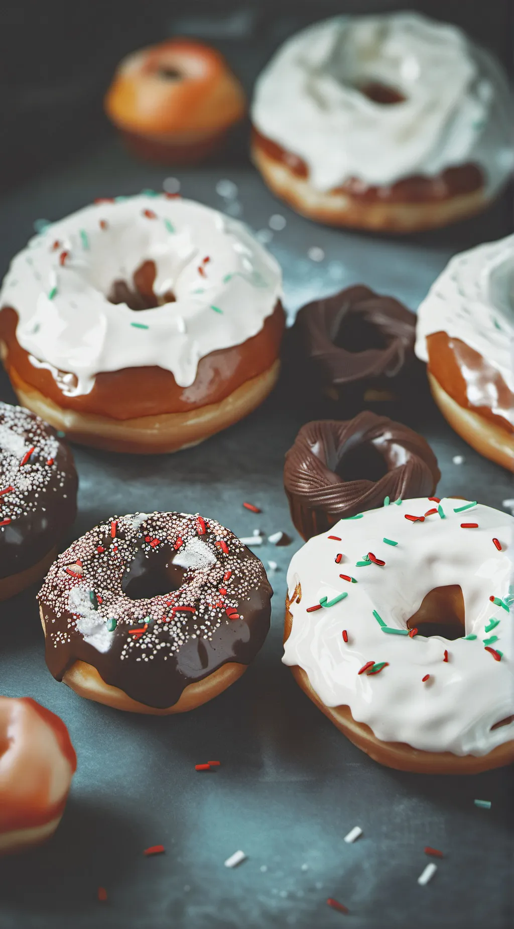 ai character: Donut shop  background