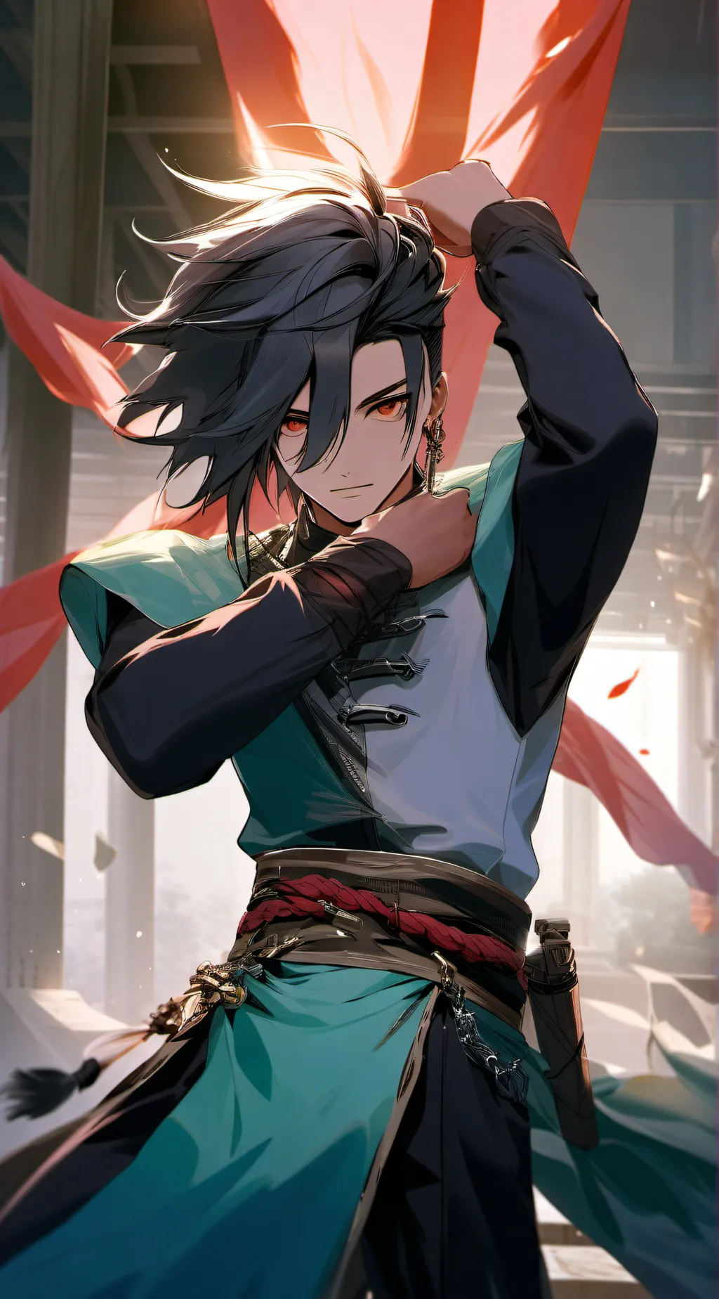 ai character: Hunter background