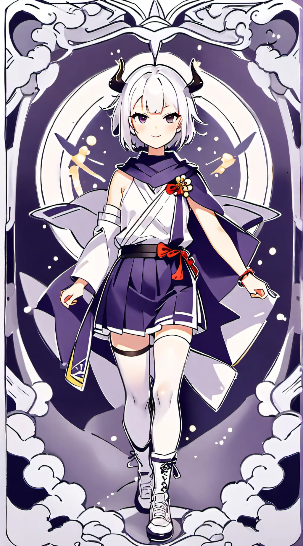 ai character: Toga background