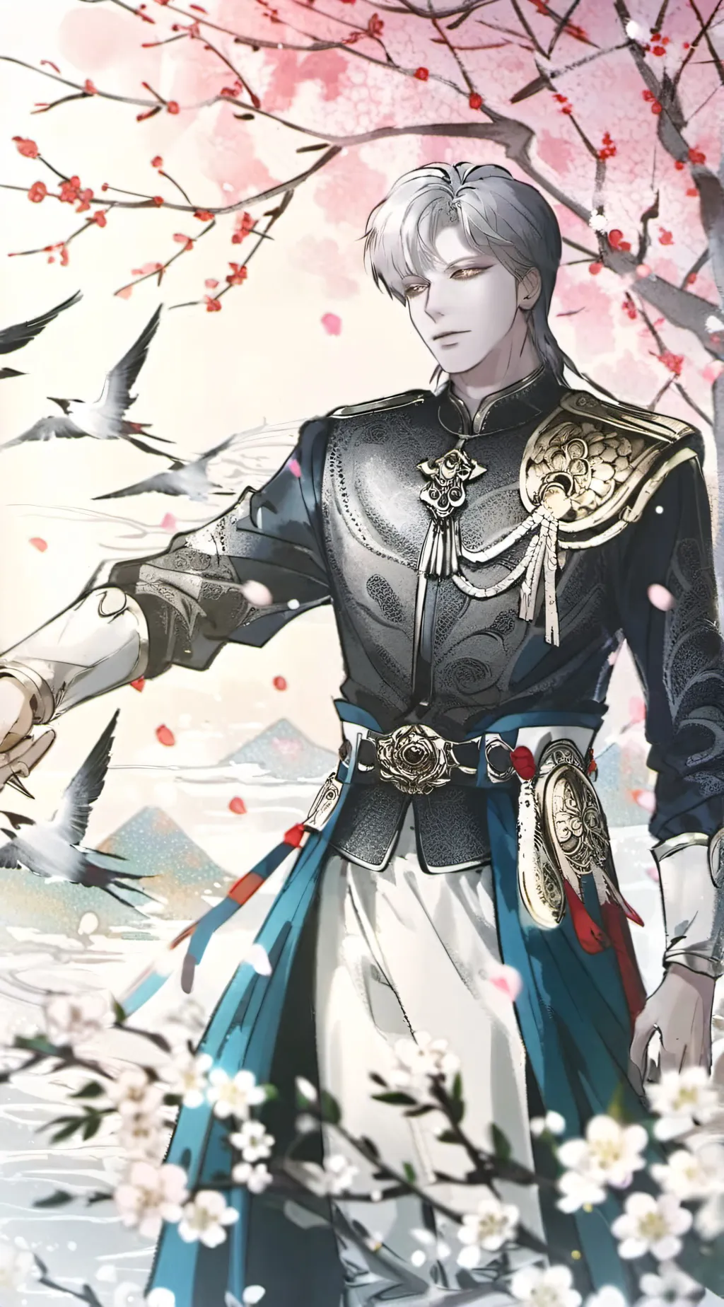 ai character: Jo chin BL/MANWA background