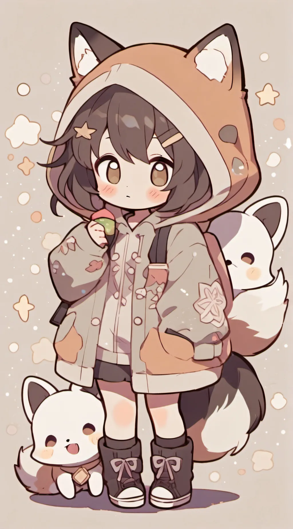 ai character: mha stargazing background