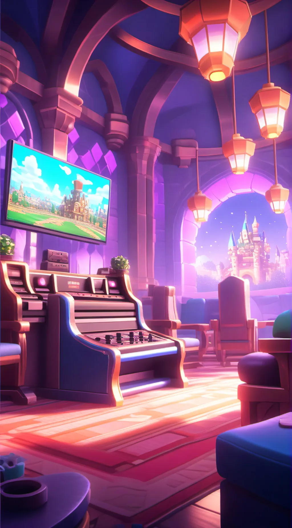 ai character: Miitopia  background