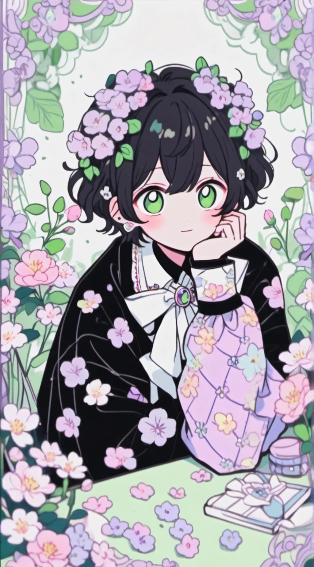 ai character: Bloom background