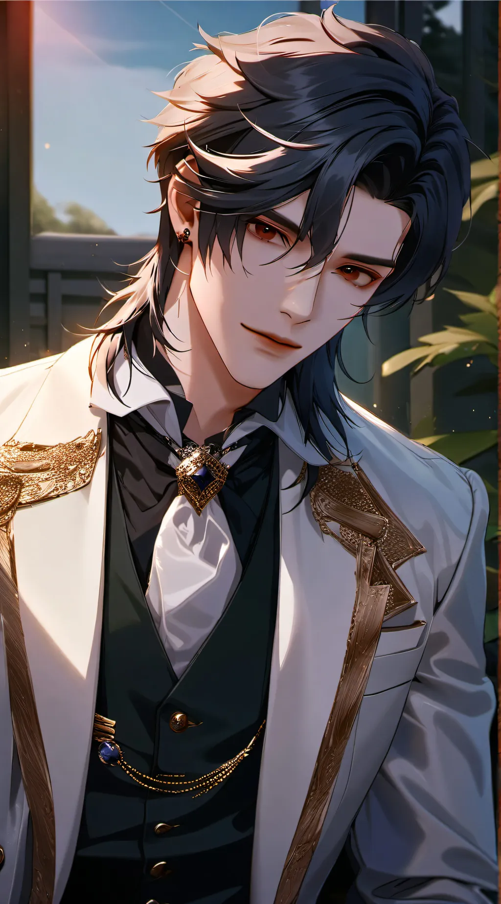 ai character: Leon background