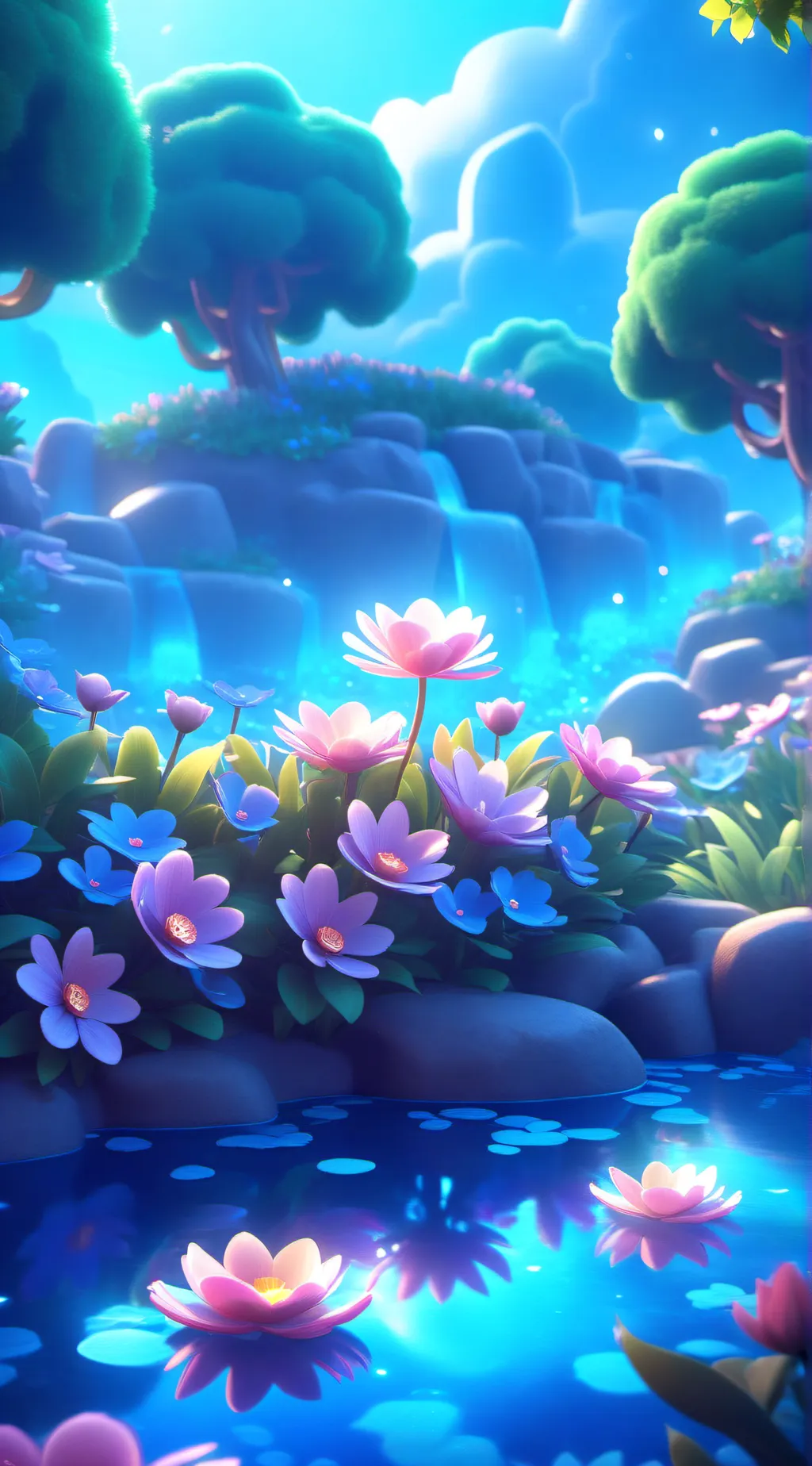 ai character: My kny but.. background