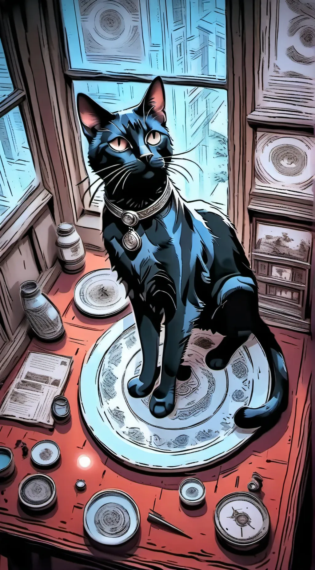 ai character: Dandy/Astro background