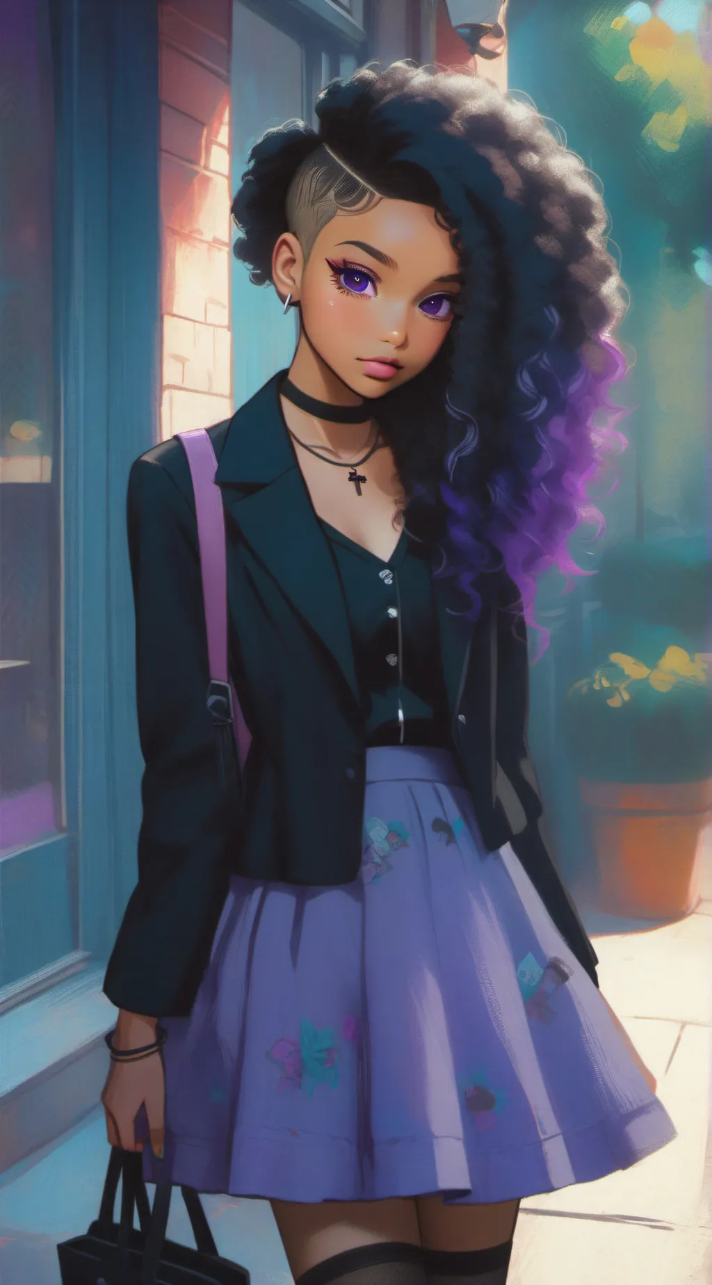 ai character: Khora background