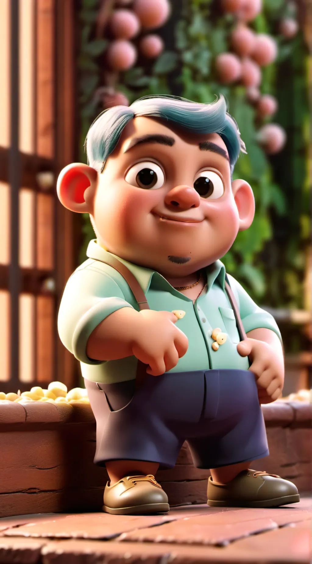 ai character: baby background