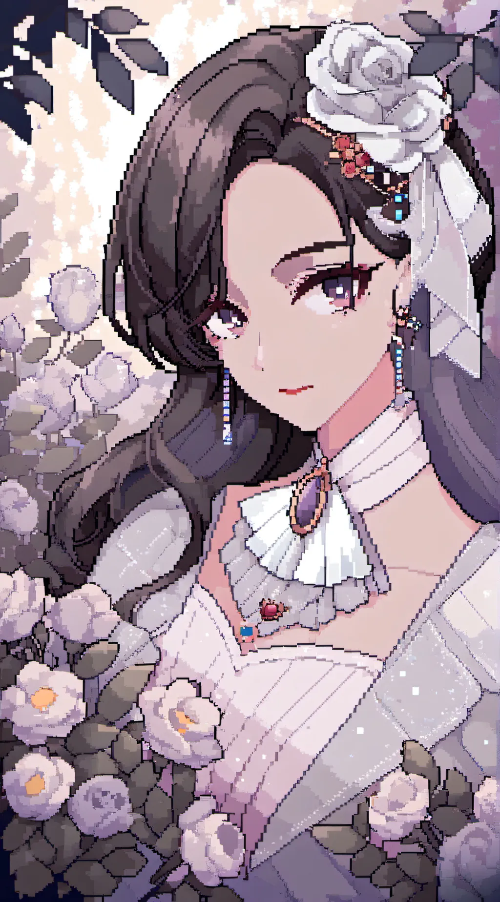 ai character: DTI x MM2 x BH background