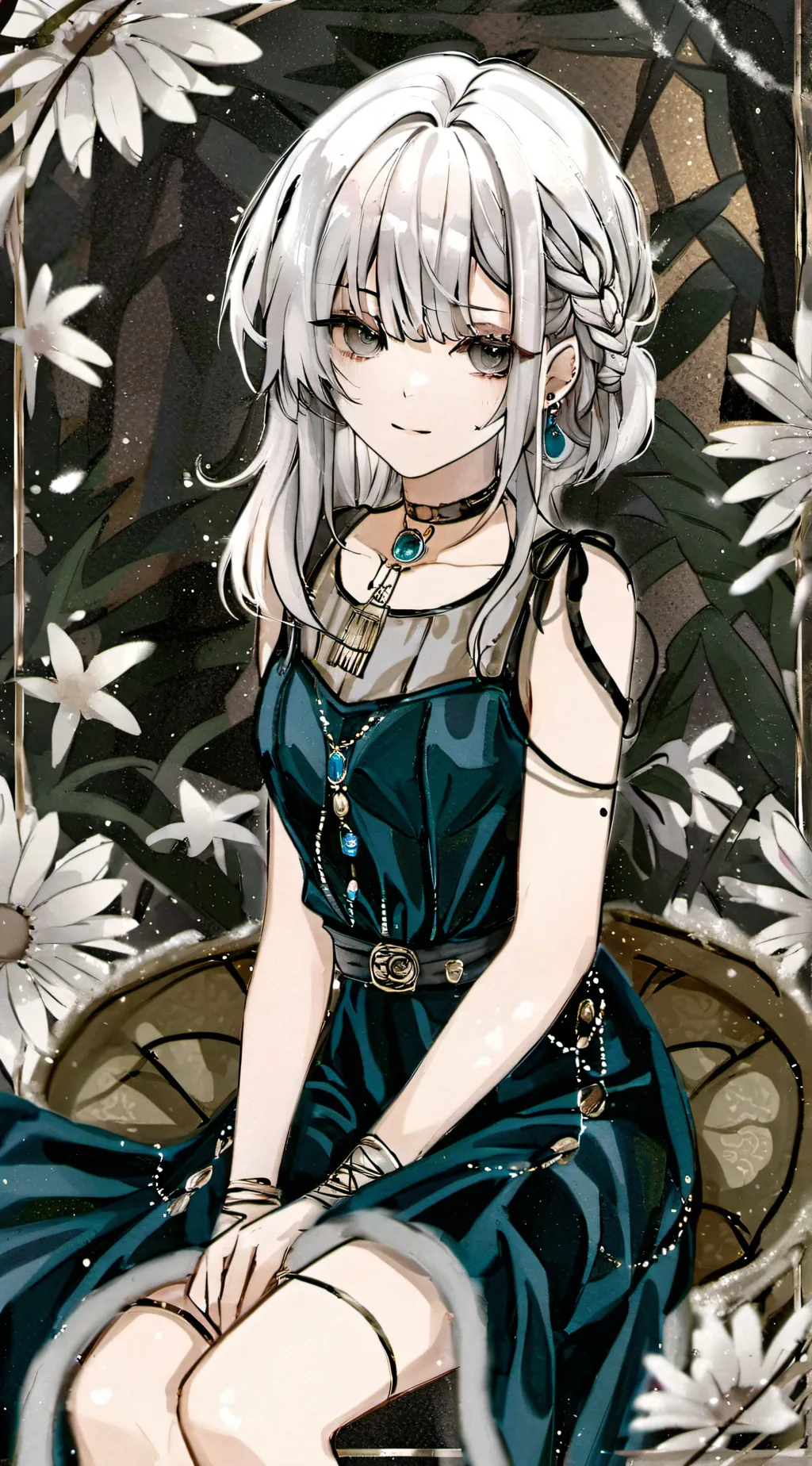 ai character: forcus background