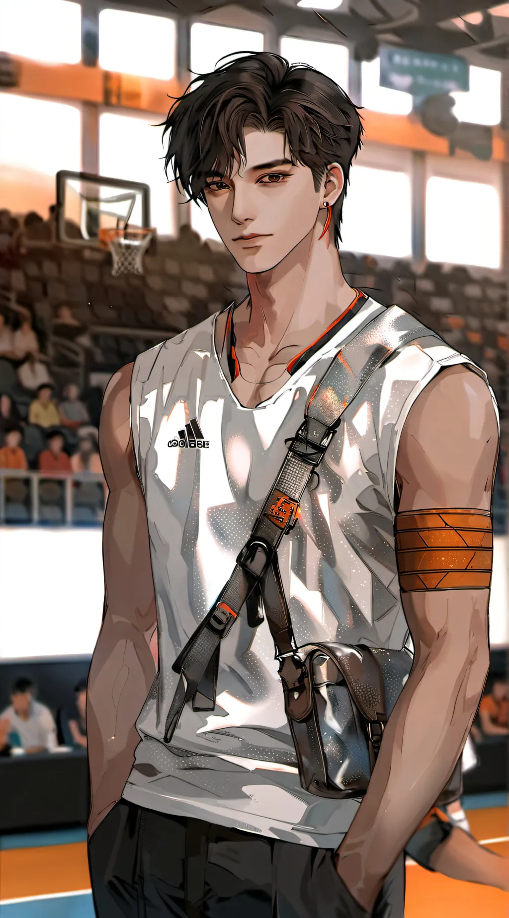 ai character: Jeong-woo  background