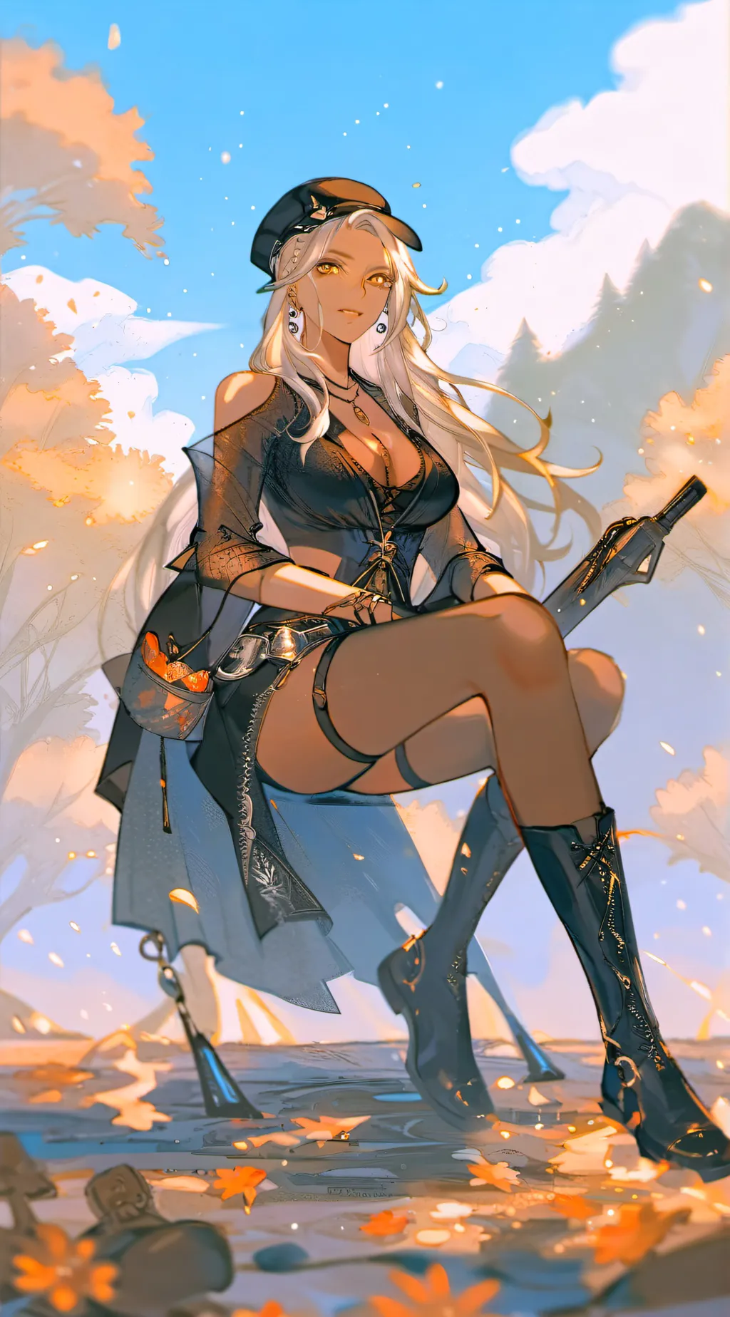 ai character: Matilda  background