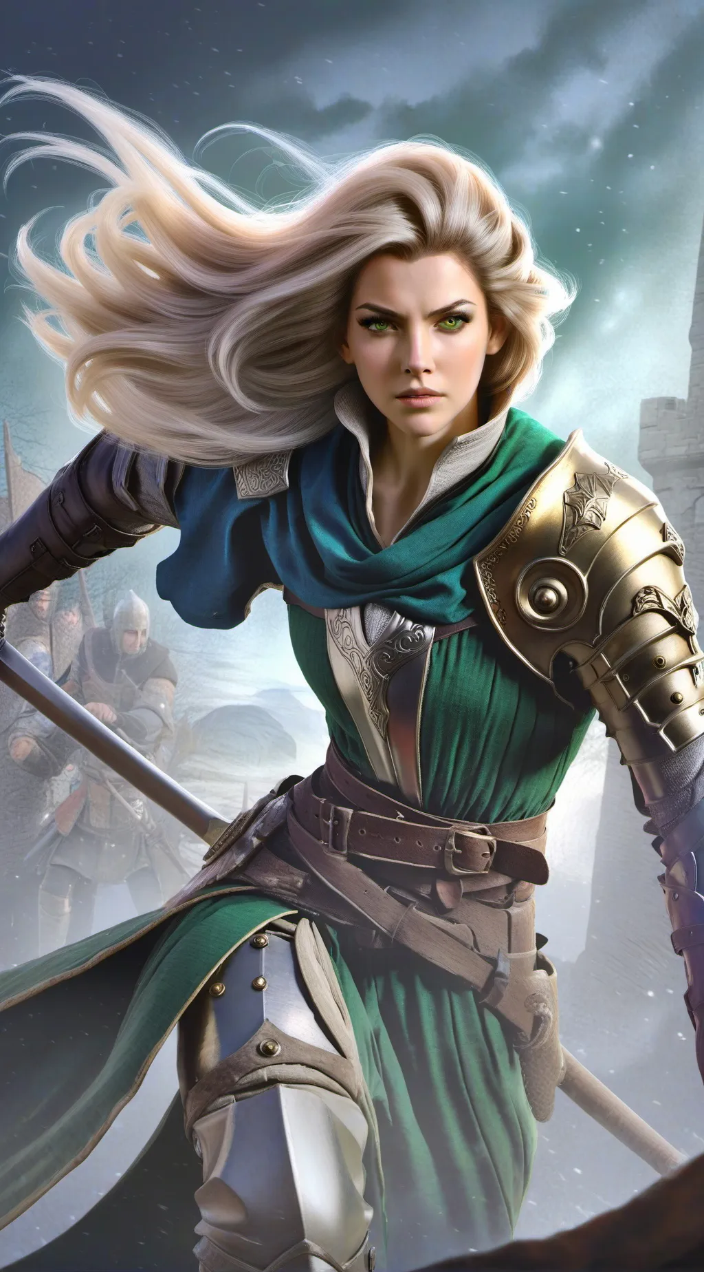 ai character: Diana  background