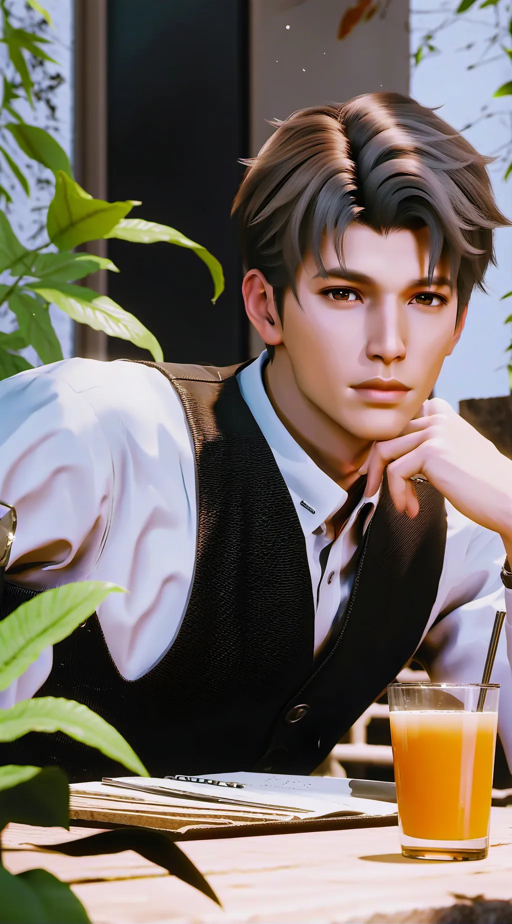 ai character: Ricchi McBellinton background