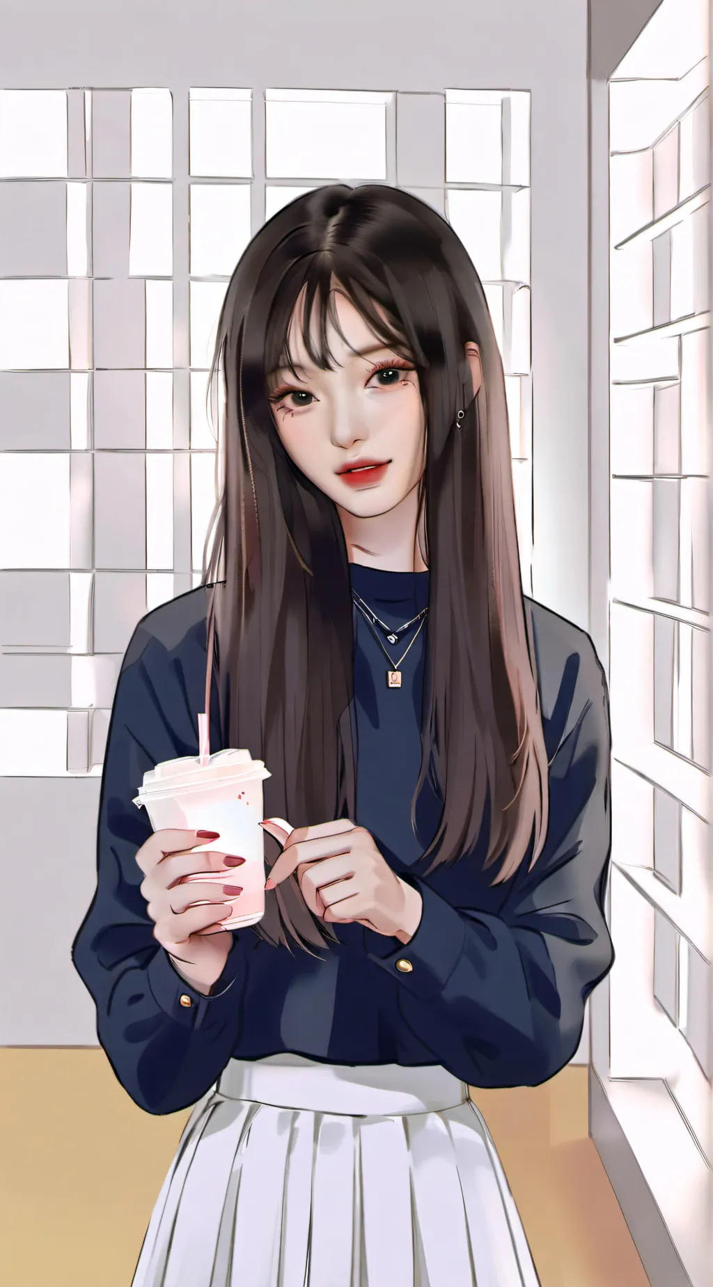 ai character: Wonyoung💕 background