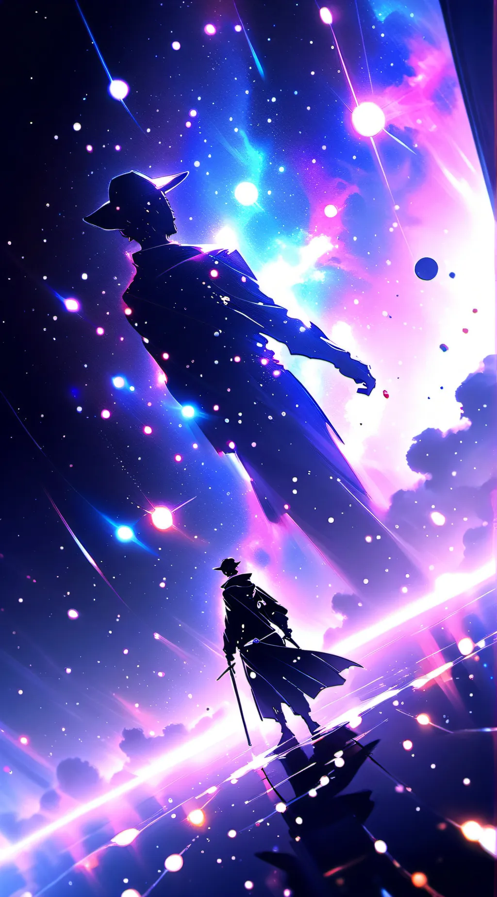 ai character: KRIMAS WITH OKAMI background