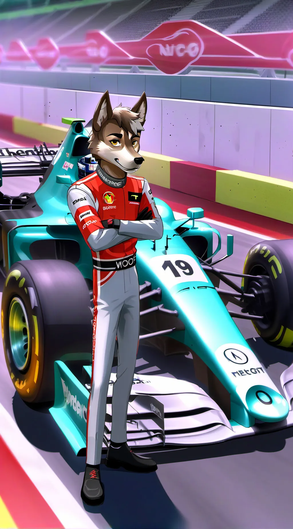 ai character: Balto Formula One background