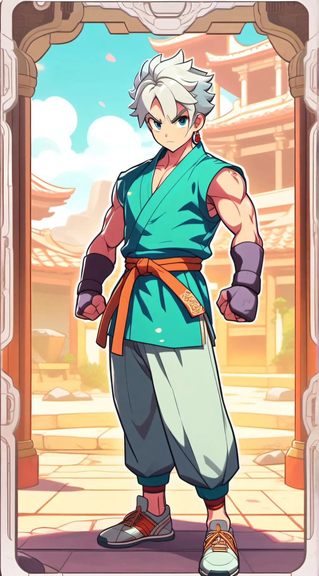 ai character: Goku  background