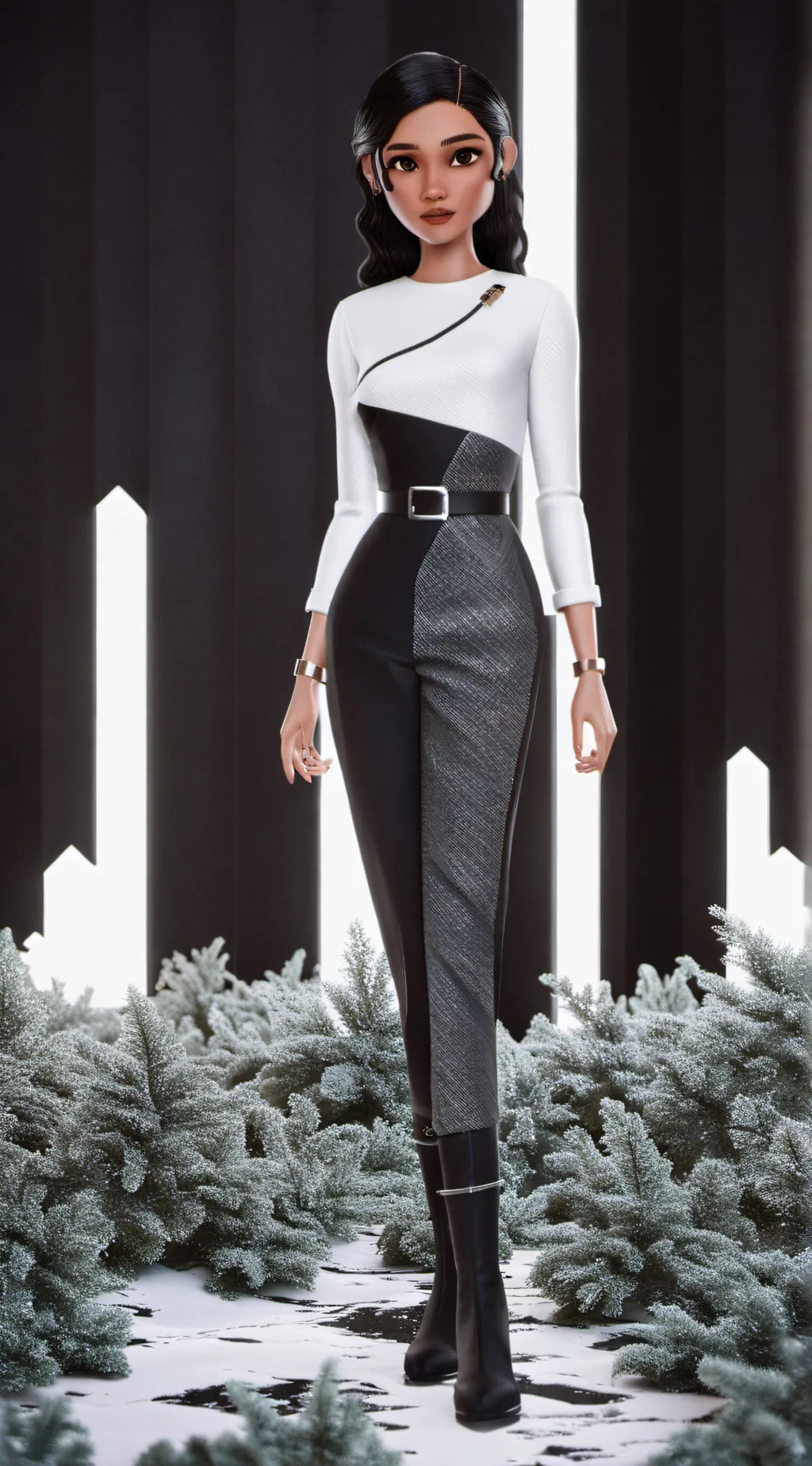 ai character: Moana  background