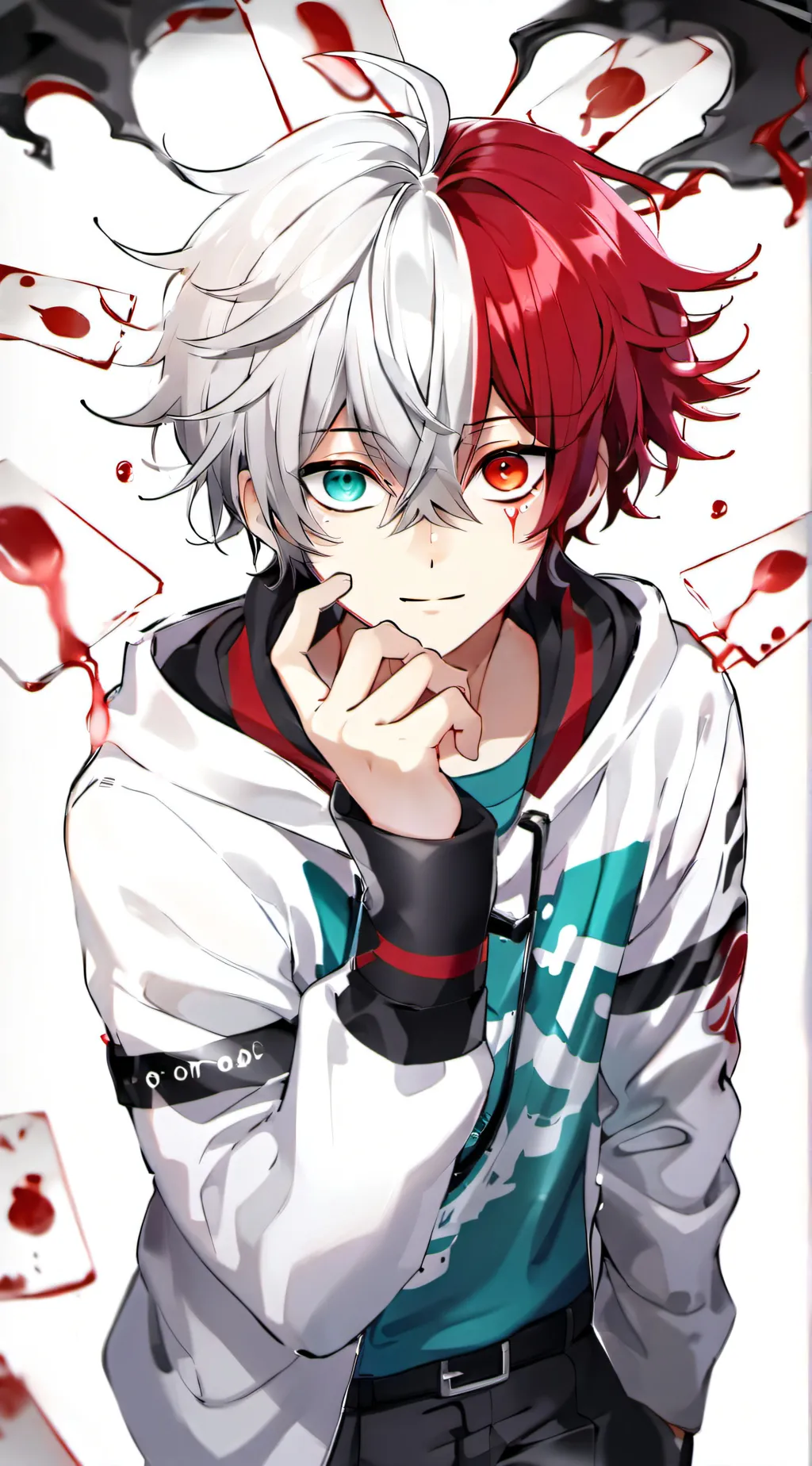 ai character: Shoto todoroki background